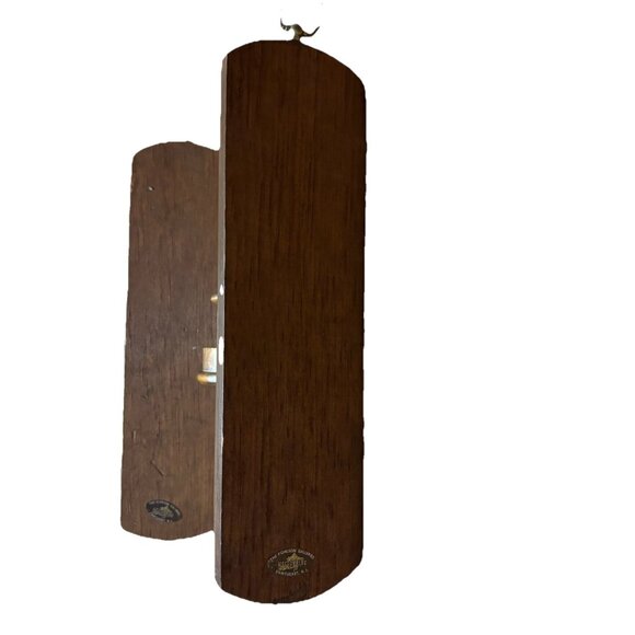 Vtge The Pohlson Gallerieswooden wall sconce Set Of Two candle holder with globe - Picture 3 of 8